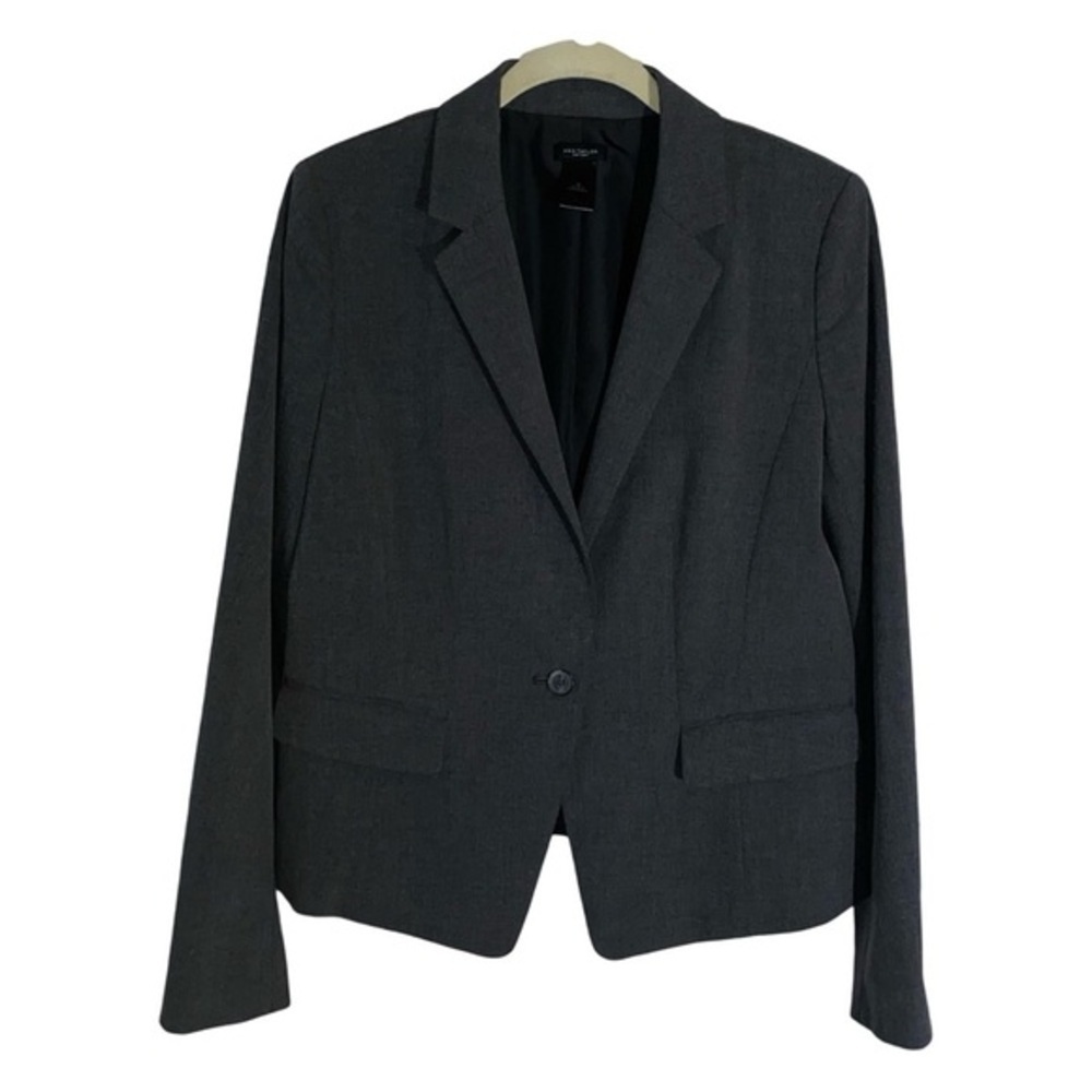 Ann Taylor Blazer Charcoal Gray Size 10